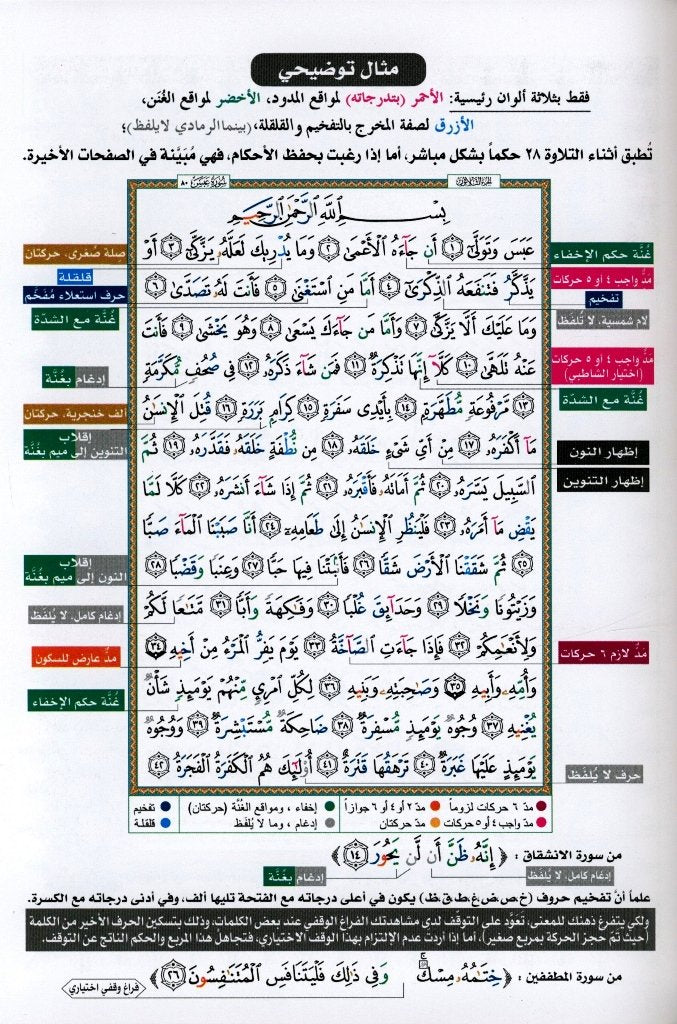 Tajweed Quran Large Arabic Only – White Paper