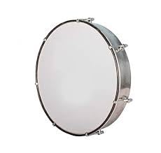 Steel Frame Synthetic Plastic Duff Hand Drum 12 Inchs Small Size