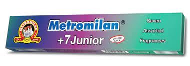 Metromilan +7 Junior Incense Sticks Agarbatti for Prayer 1 Pack (28 Sticks Each Pack & 7 Flavour each Pack) Free from Chemicals -Perfect for Aromatherapy, (Assorted)