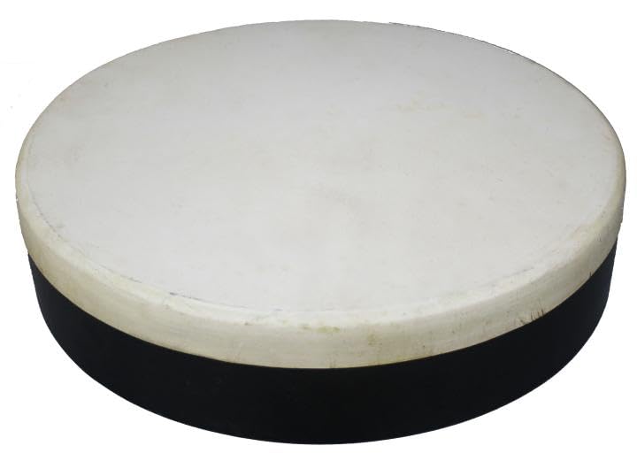 Wood Frame Leather Duff Hand Drum (Large)