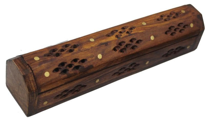 Wooden Incense Sticks Holder bakhoor burner Ash Catcher Agarbatti Holder Rustic Style For Meditation Fragrance oud burner