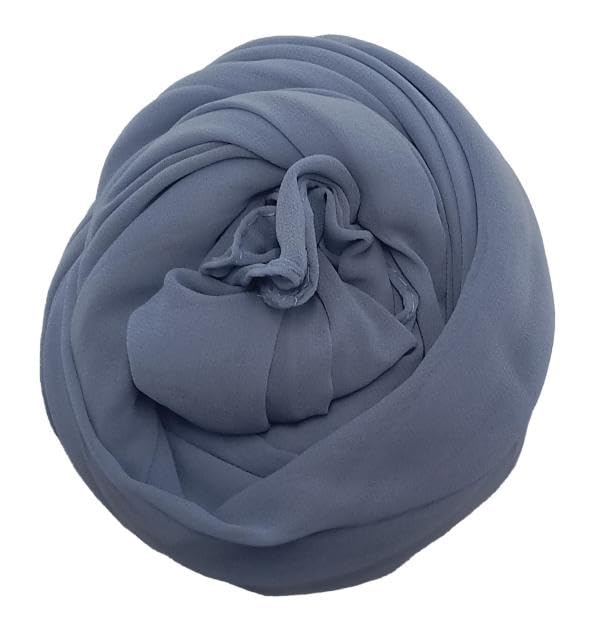 Women Chiffon Scarf, Shawls and Wraps Soft and Lightweight Hijab Long Scarves For Ladies 90x185 cm (Beige)