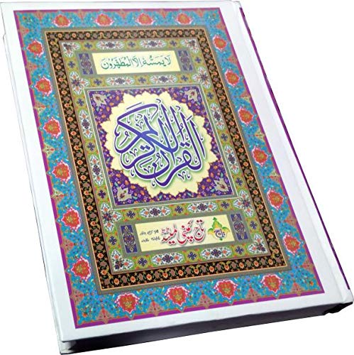 16 Line Bayaz : Biyadh - Quran NoteBook For Students (Blank Lines Between Arabic Text) 22x28