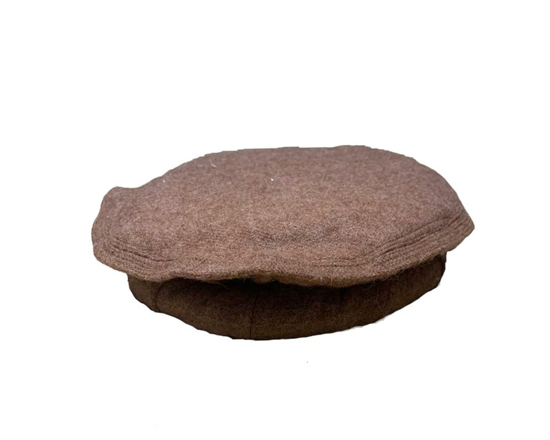 Pakol Wool Cap Afghan Handmade Hat Chitrali 100% Wool Pakul Cap - Taj Company (Choclate Brown)