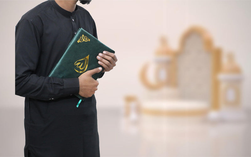 taj Holy Quran VELVET IN A BOX islamic gifts umrah mubarak gifts islamic decor nikkah gifts gifts for muslim women gifts for muslims eid gift set islamic gifts for men (QURAN 14 * 20cm, BLACK)